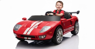 Ford GT 24V Elektryczny: 4x100W, Pilot, Podwójne Siedzenie | Samochód na Akumulator