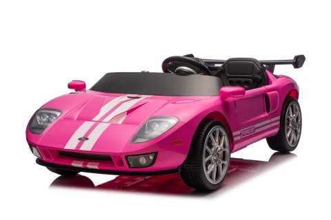 Auto na akumulator Pojazd Ford GT Różowy 24V 4x100W