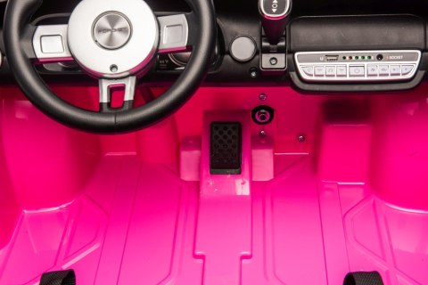 Auto na akumulator Pojazd Ford GT Różowy 24V 4x100W