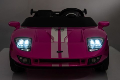 Auto na akumulator Pojazd Ford GT Różowy 24V 4x100W