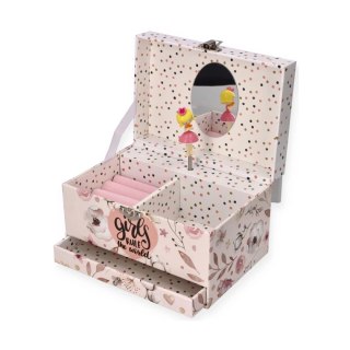 Pozytywka Girls Rule szkatułka z baletnicą - Adam Toys 6+