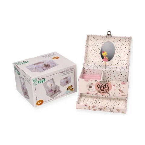 Pozytywka Girls Rule szkatułka z baletnicą - Adam Toys 6+