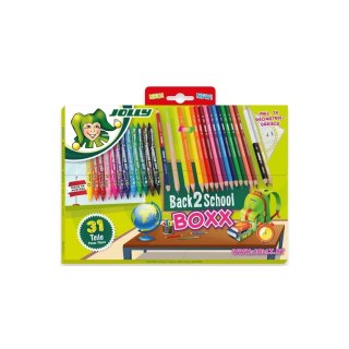 Zestaw Back 2 School kredki i mazaki 31 el. - Jolly 3+