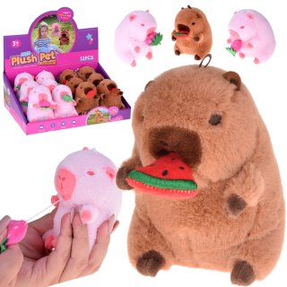 Urocza KAPIBARA zawieszka pałaszująca arbuza mini maskotka 10 cm ZA5733