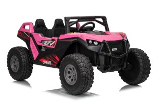 Auto na akumulator Buggy RTR Monster Speed Różowy 4x4 2x300W