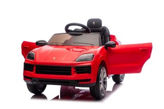 Porsche Cayenne Czerwony 12V 2x45W Autko na Akumulator dla Dzieci
