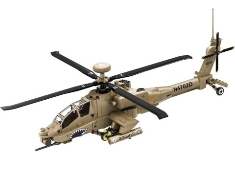 Klocki Techniczne Śmigłowiec Bojowy AH-64 Klocki Helikopter 259ele ZA5676