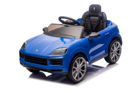Autko na Akumulator Porsche Cayenne Niebieski Elektryczny Jeździk dla Dziecka