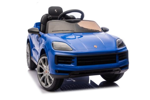 Autko na Akumulator Porsche Cayenne Niebieski Elektryczny Jeździk dla Dziecka