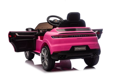 Różowe Porsche Cayenne dla Dziewczynki – Licencjonowany Pojazd na Akumulator