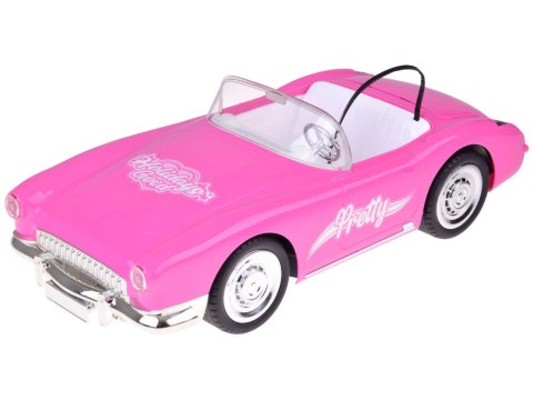 Autko Retro Cadillac na pilota + Elegancka Lalka w Futrze RC0745