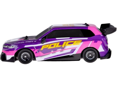 Auto do driftu zdalnie sterowane PODŚWIETLENIE wymienne opony 4WD RC0744