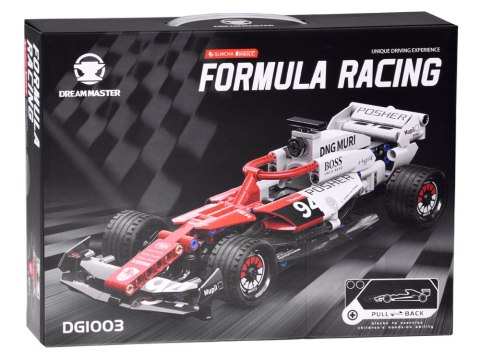 Klocki techniczne BOLID Formuła 1 276ele napęd pull-back naklejki ZA5729