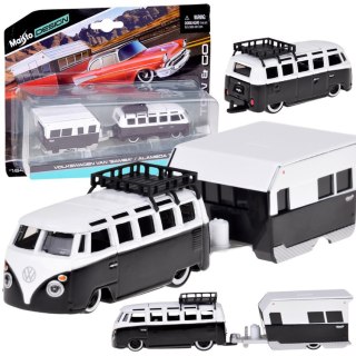 Maisto licencjonowane auto Volkswagen VAN Samba przyczepa 1:64 ZA5959