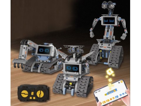 Zdalnie sterowane klocki 5w1 - zbuduj ROBOTY i pozwól im ożyć! RC0742