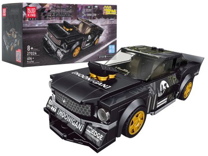 Zestaw Klocków Auto Sportowe Czarne 414el.