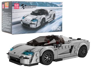 Zestaw Klocków Pojazd Sportowe Srebrne 388el.