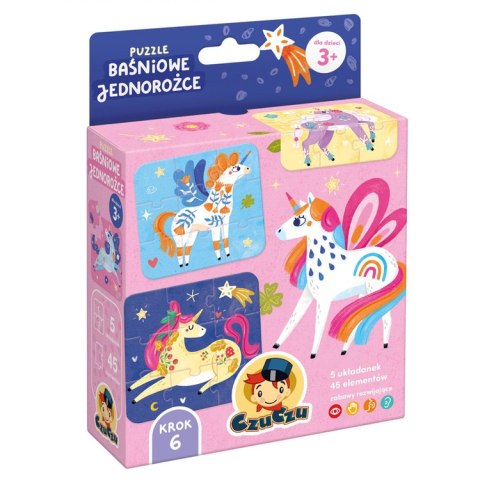 CzuCzu Puzzle Baśniowe Jednorożce 3+ ZA6097