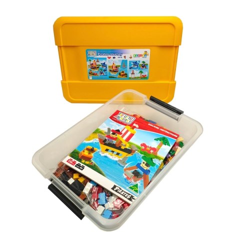 Klocki Little Architect Pirates 335 el. - piracki zestaw 4+