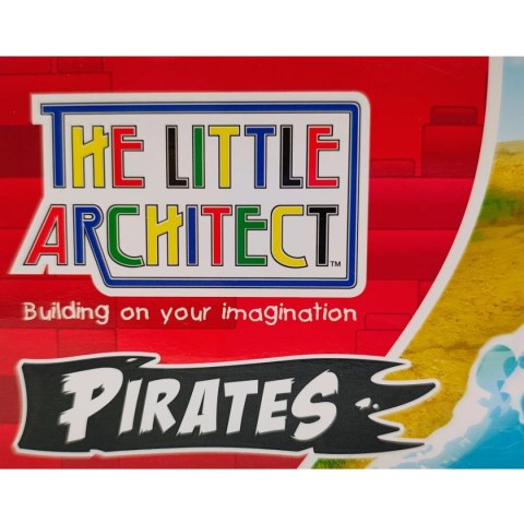 Klocki Little Architect Pirates 335 el. - piracki zestaw 4+
