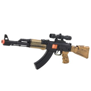 Zestaw Militarny Wojskowy Karabin Dźwięk Kask Hełm z Gumką