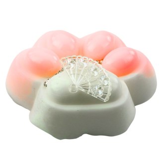 Gniotek Kocia Łapka Antystresowa Sensoryczna Squishy Ozdoby Biała