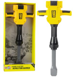 Młot Pneumatyczny Wyburzeniowy Dla Dzieci Światła Dźwięki Wibracje Żółty