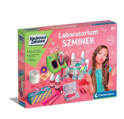 Naukowa Zabawa Zestaw Laboratorium Szminek Błyszczyków Język Polski Clementoni 50920