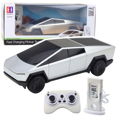 Samochód Zdalnie Sterowany RC Pickup Truck 4 Tryby Jazdy Srebrny