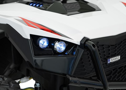 Auto na akumulator Buggy RTR Monster Speed 4x4 Biały 2x300W