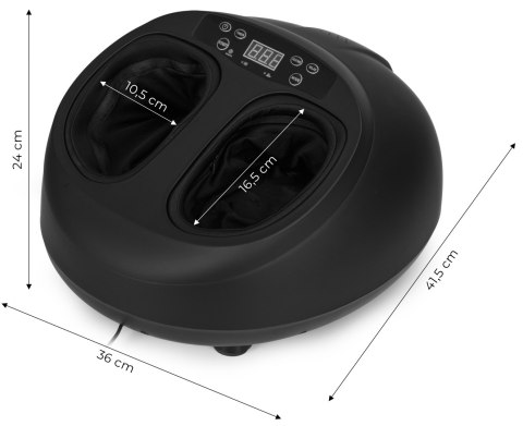 Masażer elektryczny do stóp z funkcją grzania refleksologia 3 tryby pilot 40W KADEN