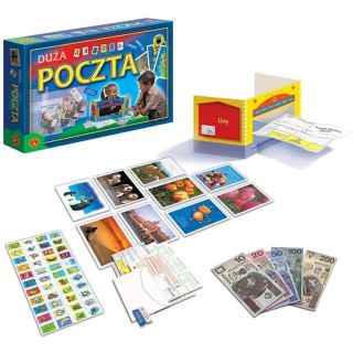 Alexander Poczta Duża - zestaw edukacyjny z okienkiem, znaczkami i pieniędzmi ZA6081