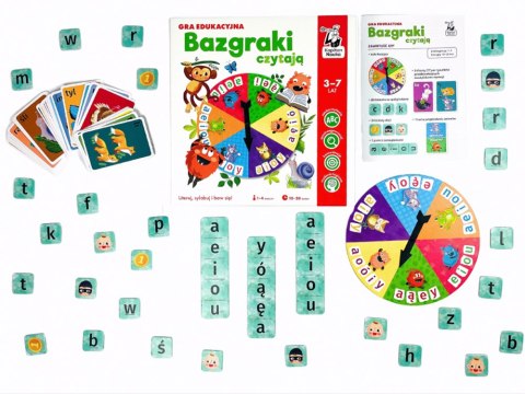 Kapitan Nauka Bazgraki czytają. Gra edukacyjna GR0816