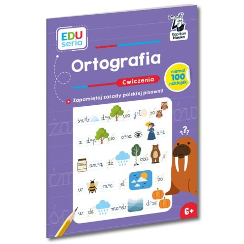 Kapitan Nauka EDUseria. Ortografia. Ćwiczenia KS1203