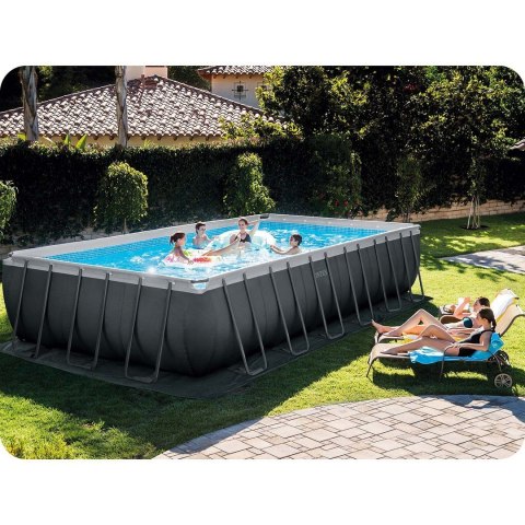 Basen ogrodowy stelażowy 975 x 488 x 132 cm 22w1 INTEX 26378 + hulajnoga GRATIS