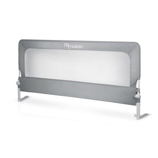Barierka ochronna do łóżka zabezpieczająca bramka blokada 200 cm Nukido NK-228 szara