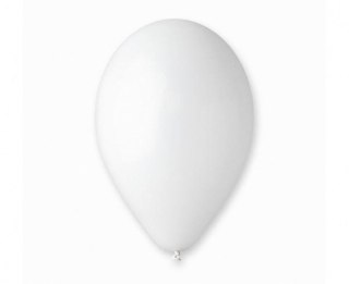 Balony Gemar pastelowe białe 30cm 100szt
