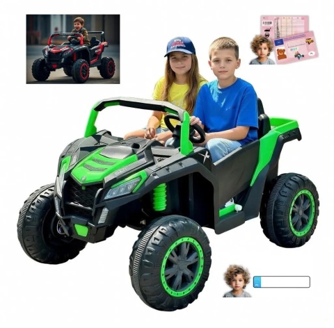 Ogromny buggy na akumulator atv racing dla dwóch dzieci 4x200w 24v