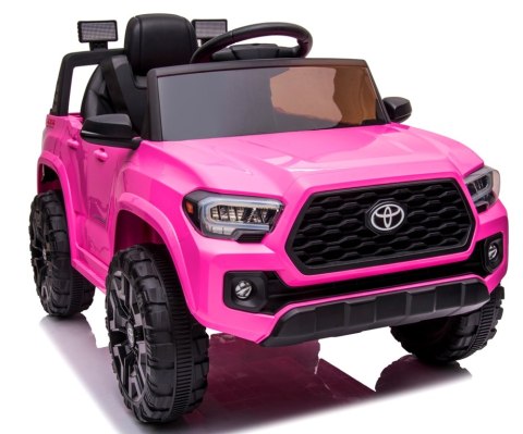 Toyota Tacoma różowy , miękki fotelik pilot Licencja kumulator litowo-jonowy