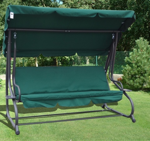 HUŚTAWKA OGRODOWA 2w1 Leżanka 3-4 osobowa 214cm x 168 cm x 114 cm 4 KOLORY !!! HIT