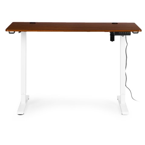 Biurko elektryczne regulowane 120x60 cm regulacja wysokości 72-117 cm ModernHome