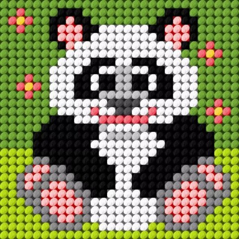 Haft. Moje pierwsze wyszywanie - Panda