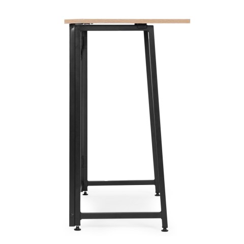 Biurko komputerowe składane 80x45 cm stolik pod laptopa loft jasny dąb ModernHome