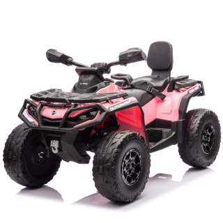 Quad Can Am 4x200W 24V Outlander 4x4 DK-CA005 Jasnoróżowy