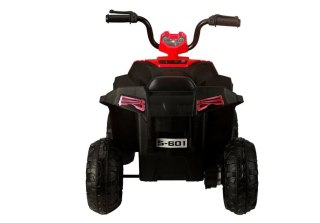 Quad na Akumulator S601 Pojazd Terenowy Dla Dzieci Światła LED Czerwony