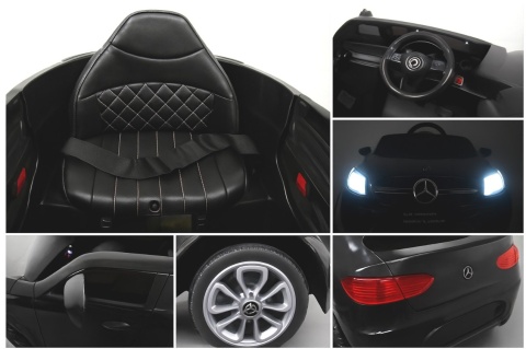 Mercedes GLC COUPE Concept 4x4 CZARNY EVA SKÓRA Licencja Akumulator litowo-jonowy