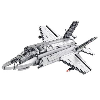 Klocki konstrukcyjne Samolot Myśliwski F-35 Lightning II Szary 1490 el.