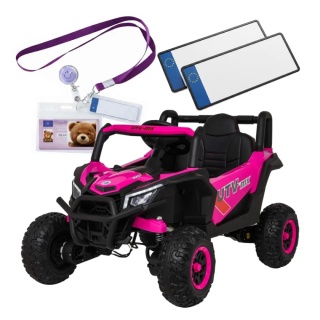 Buggy Madman UTV-MX pojazd dla dziewczynki z pilotem i dźwiękami