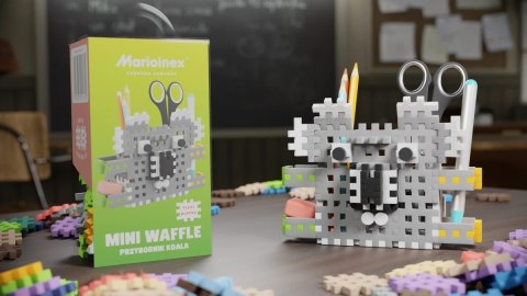 Klocki waflowe Mini Waffle Przybornik Koala 70 el. - Marioinex 3+