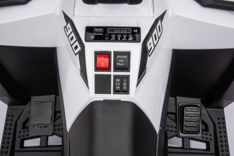 Quad 4x4 ATV WOLF Biały na Akumulator 24V | 4x200W | Koła EVA | Do 60kg